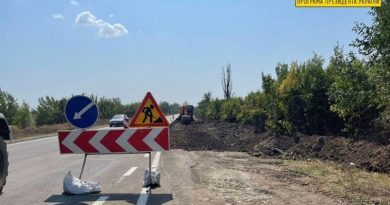 Начат ремонт дороги от Южноукраинска до Вознесенска